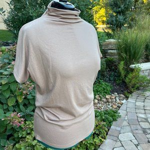 Mock neck short sleeve top, Medium